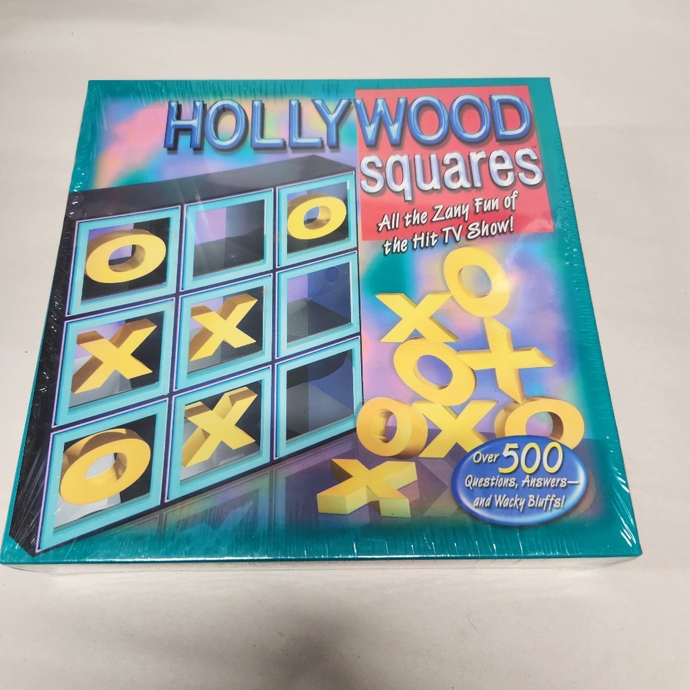 Hollywood Squares Parker Brothers Hasbro Board Game New 1999 New Sealed